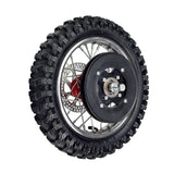 Complete Rear Wheel with Red Hub for the Razor SX500 McGrath Dirt Rocket