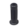 Universal Rubber Handlebar Grip for Scooters, features a black cylindrical shape with a white cap, designed to fit 7/8 handlebars on various scooters, pocket bikes, mini motorcycles, and bicycles.