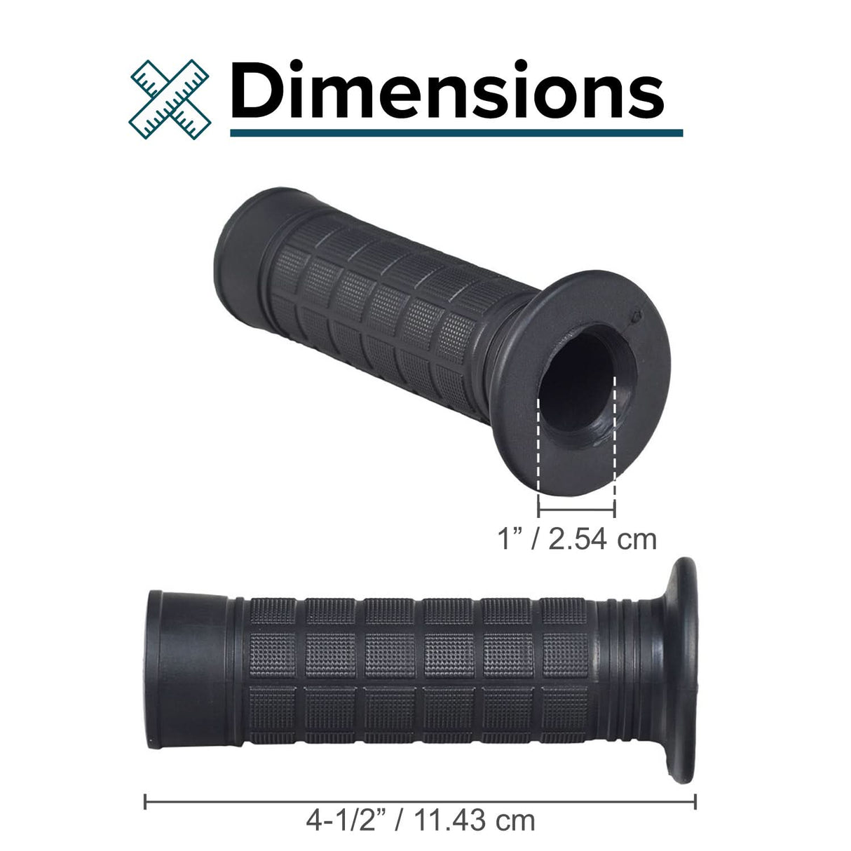 Left Handlebar Grip for the Massimo MM-MB100 Mini Bike