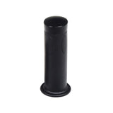 Rubber Handlebar Grip for Bikes & Scooters: A black cylindrical grip with a round base, designed for handlebars, providing a secure and stylish hold for bikes and scooters.