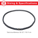 90 Link 420 Chain for Coleman BT200X, CT200U, CT200U-EX, & Massimo MB200 Mini Bikes, shown in close-up with interlocking links, ideal for mini bikes, pit bikes, and go-karts.