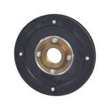 Chain Plate with Freewheel & Sprocket for the Razor Dirt Rocket (MX125, MX350 & MX400) showing a black and gold circular metal ring with a central hole and visible screws.