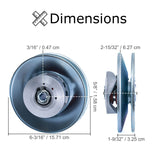 5/8 Shaft Series 30 Torque Converter Driven Clutch for Coleman KT196 & CK196 196cc 6.5 Hp Go-Karts, close-up of a metal wheel component with detailed grooves and a circular, machined design.