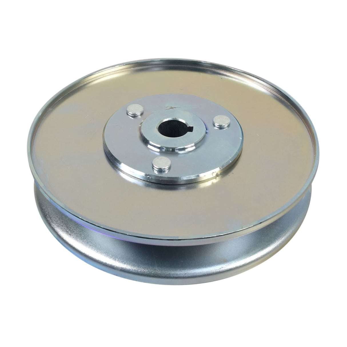 5/8 Shaft Series 30 Torque Converter Driven Clutch for the Realtree RT200 196cc Mini Bike, featuring a metal pulley with a central hole, designed for use with a 3/4 shaft driver clutch.
