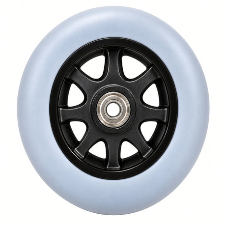 Pride WHLASMB1613 anti-tip wheel with solid flat-free tire, alternate view
