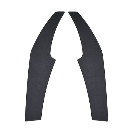 Black rubber floor mat for 3-wheel Pride Celebrity X (SC4001) and Celebrity XL (SC4450DX) scooters, designed as a replacement for torn mats, available for left or right side.