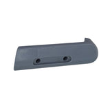 Rear Deck Bumper for the GOTRAX GKS Electric Scooter, a grey rectangular plastic piece with holes, designed for the right side of the deck and secured with two screws.