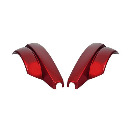 Red Fender for the Golden Compass Sport (GP605) power chair, shown close-up, displaying its smooth, unblemished surface, designed to protect electrical components from dirt and debris.