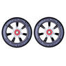 100 mm Crisp Hollowtech Kick Scooter Wheels (Set of 2) featuring a sleek design with durable 88A urethane tires and pre-installed ABEC 9 bearings.