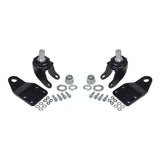 Front Caster Fork with Bracket & Hardware for the Razor Crazy Cart DLX (Versions 1+): Includes a black metal bracket, screws, bolts, and a polished acorn nut for secure attachment.