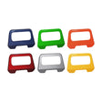 Battery Box Handle Trim for the Golden LiteRider Envy (GP162) featuring a close-up of various vibrant plastic frames designed to enhance the scooter's battery box handle with included mounting screws.