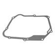 Gasket Clutch Cover for 50cc-150cc Honda Trail Clone Engines on ATVs and Dirt Bikes, featuring a metal gasket with precisely aligned holes for secure fitting.