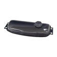 Fuel Gas Tank for 150cc - 250cc Hammerhead Go-Karts: A close-up of a black plastic gas tank with a round cap and spiral design, suitable for various go-karts and dune buggies.