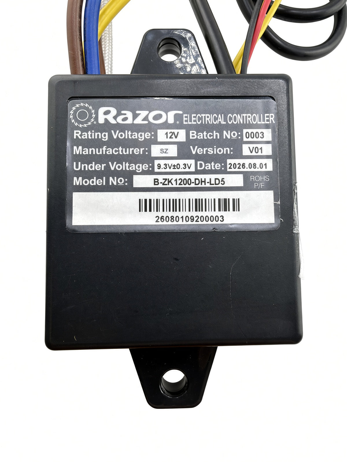 Control Module for the Razor Power Core E100 Black Label (Versions 2 & 3)